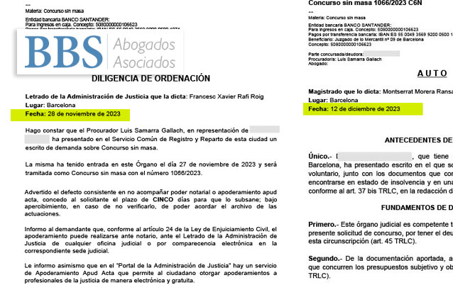Duración de un concurso, con Ley de Segunda Oportunidad.